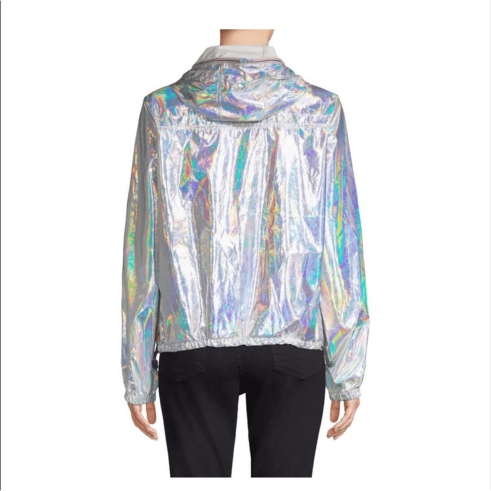 Hunter Metallic Silver Utility Jacket Size Small - image 5